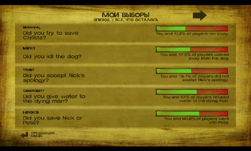 The Walking Dead: Season 2: Сохранение/SaveGame (Все главы + плохие поступки Клементины) [Android]