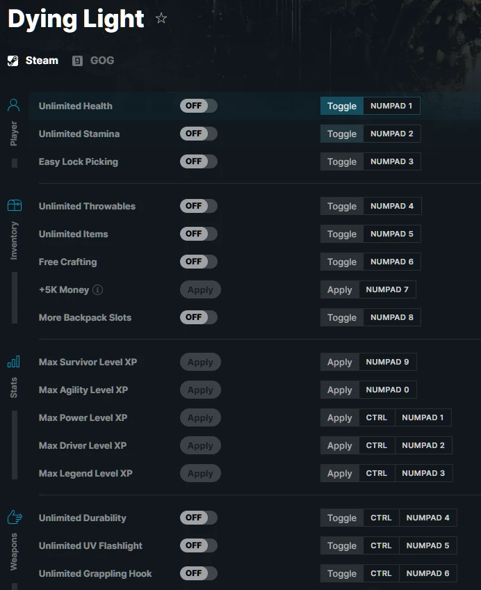 Dying Light: The Following: Трейнер/Trainer (+23) [1.45] {MrAntiFun / WeMod}