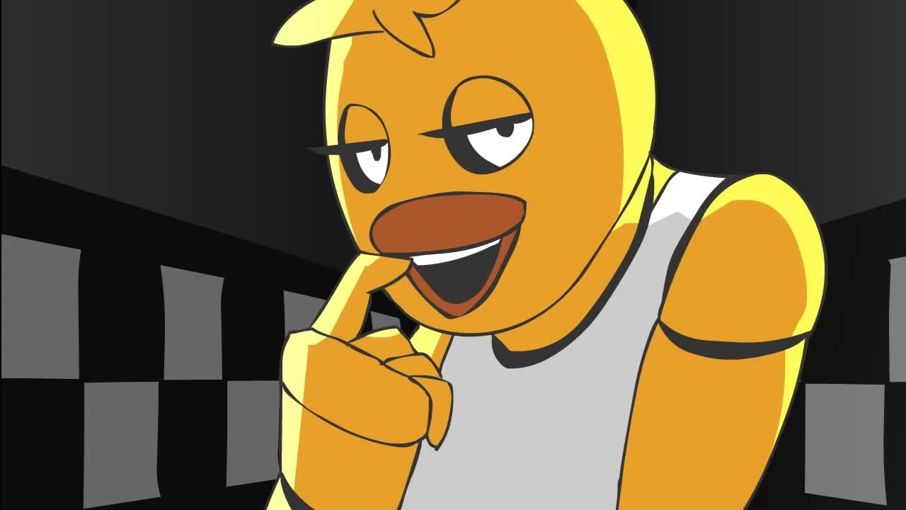 Chica and the Night Guard - Poker Face [FNAF Animation MV]