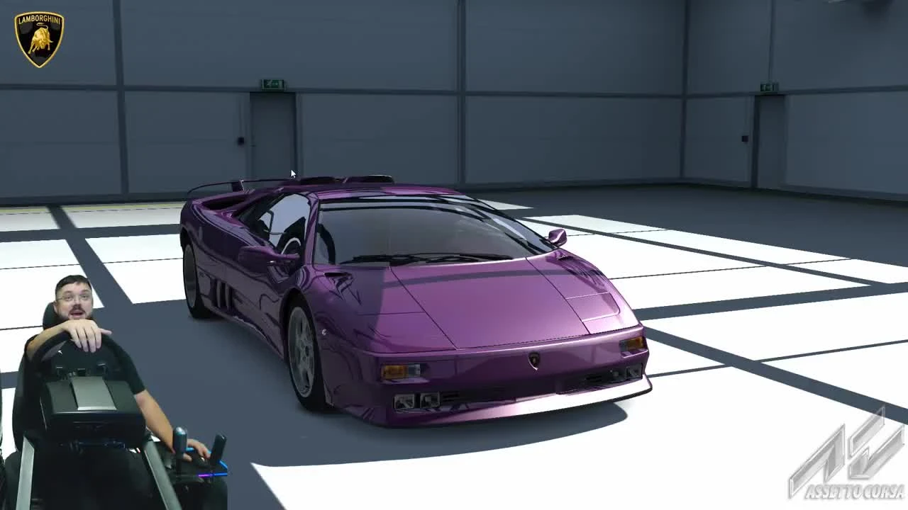 Адская гонка - Lamborghini Diablo vs Ferrari F40 Spa-Francorchamps - Assetto Corsa в VR