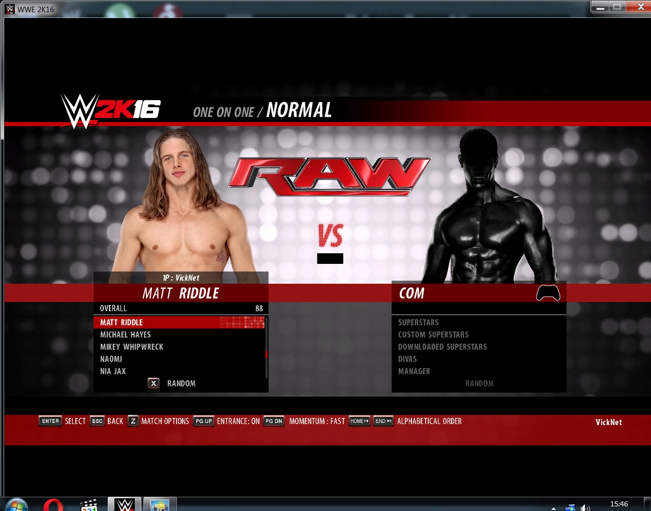 WWE 2k16 Рендер для бойца Matt Riddle