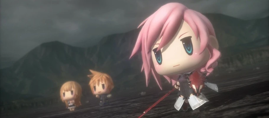 Девять минут игрового процесса World of Final Fantasy