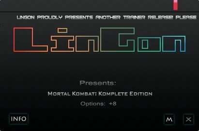 Mortal Kombat ~ Komplete Edition (2013): Трейнер/Trainer (+8) [1.0] {LinGon}
