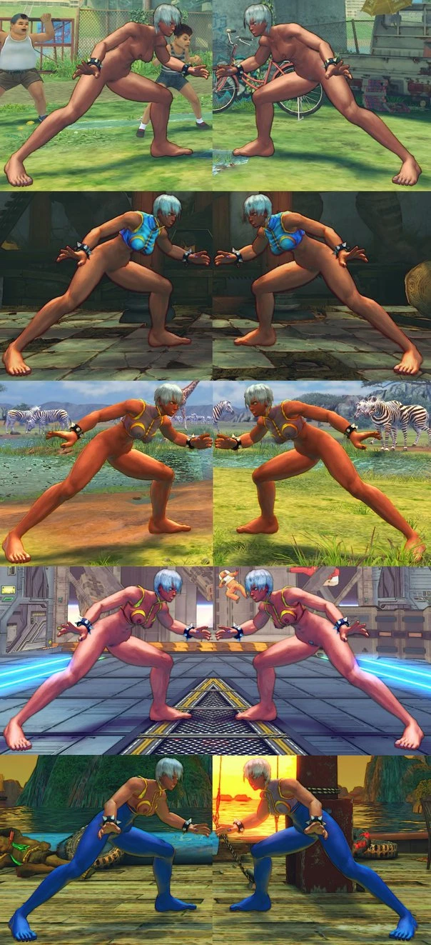 Ultra Street Fighter 4 "Скин: Elena (Hentai Cosplay)"