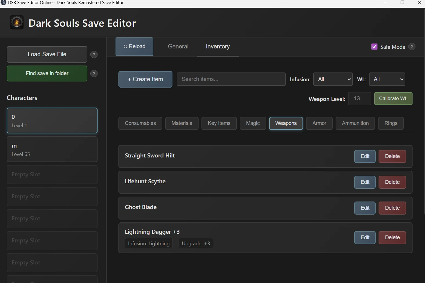 Dark Souls - Remastered " Редактор сохранений" [1.3.3] {C Win}