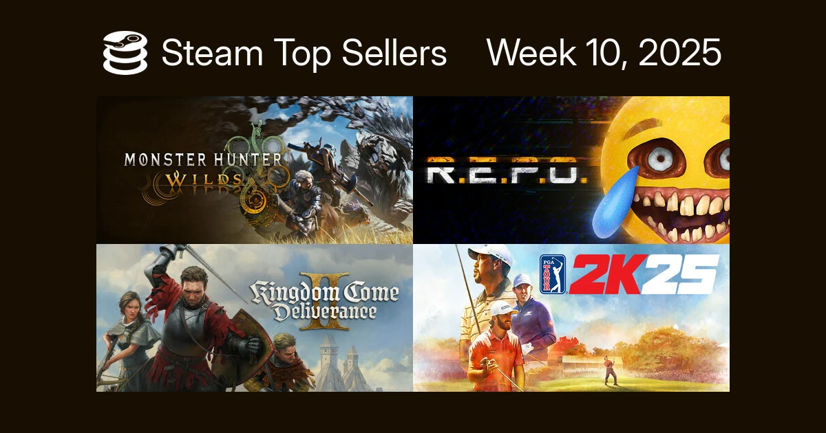 Monster Hunter Wilds продолжает удерживать лидерство в чарте продаж Steam за прошлую неделю