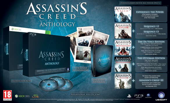 Официальный анонс Assassin's creed Anthology Edition