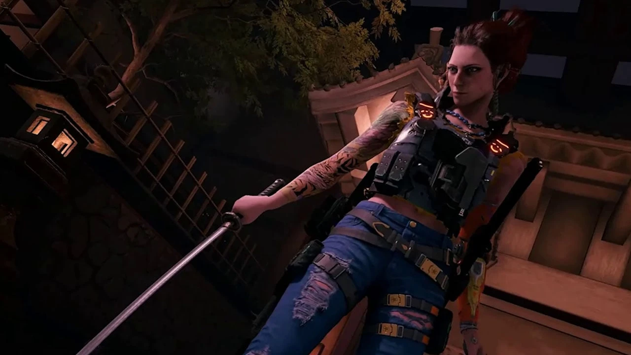 Первый час прохождения необычного гибрида слэшера и шутера Wanted: Dead на ПК