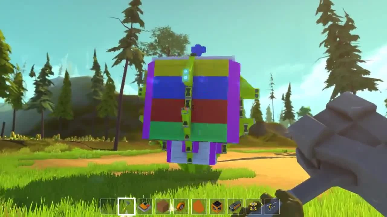 Scrap Mechanic | ПРОЕКТ "ВОЛЧОК" - ГИРОСКОПИЧЕСКИЙ ЭФФЕКТ!