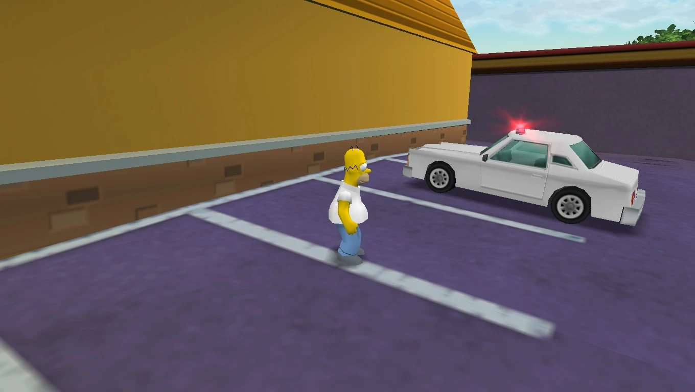 The Simpsons Hit & Run "Белый Седан"