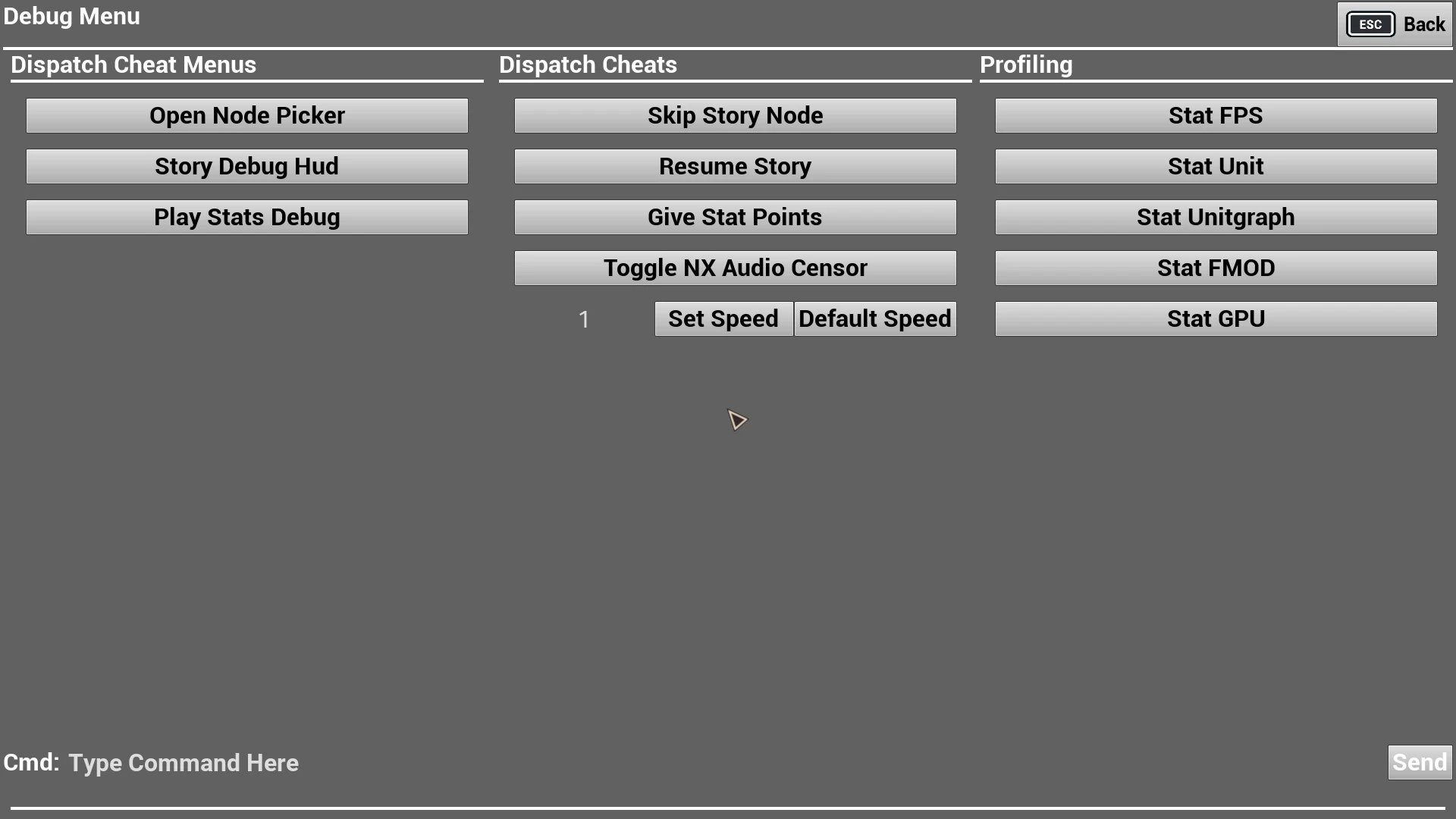Dispatch "Активация меню разработчиков" [0.5.8a] {KeinZantezuken}