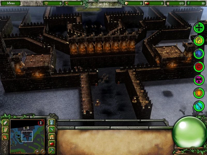 Stronghold Legends "Карта - Hall of the Mountain King"