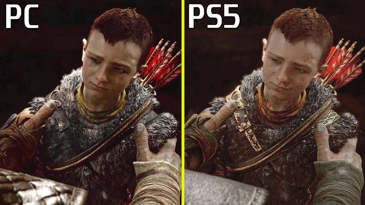 Раннее сравнение God of War на ПК и PlayStation 5