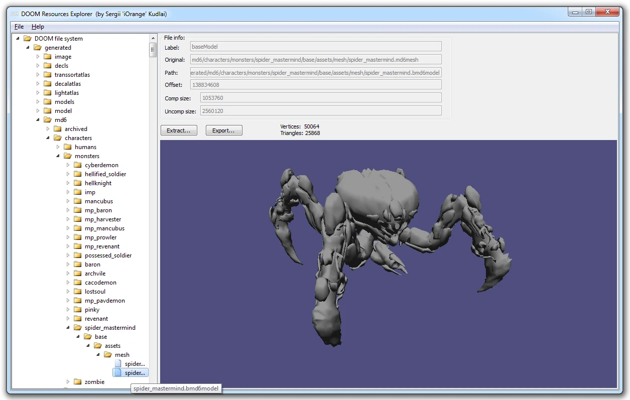Doom 4 "DooM Resources Explorer v0.3"