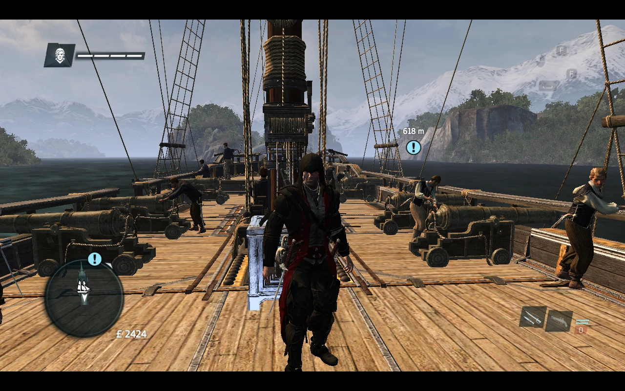 Assassin's Creed: Rogue "Темный костюм Коннора"