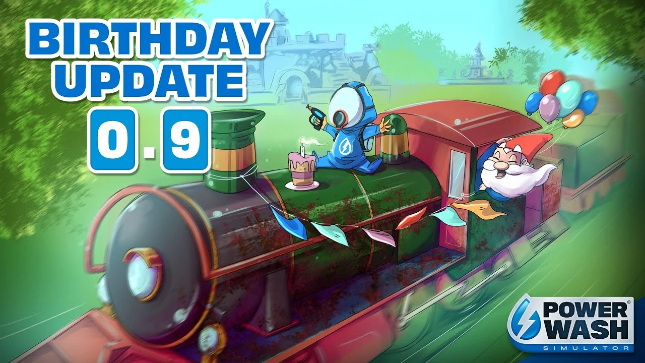 В праздничном обновлении PowerWash Simulator добавлено три новых уровня, выбранных сообществом игры