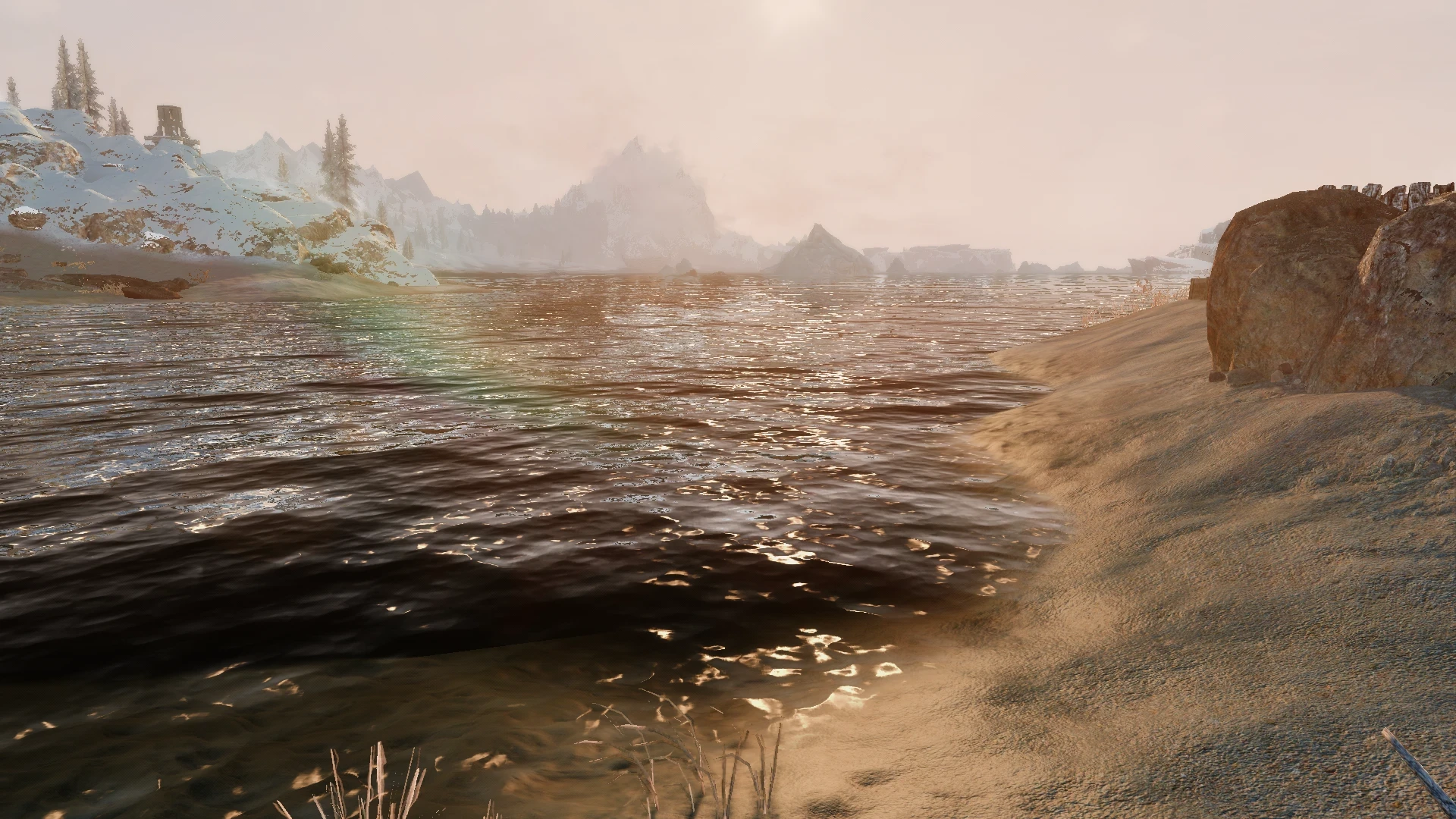 Skyrim SE "Смешивание воды - фикс отражения" [v1.1.0]