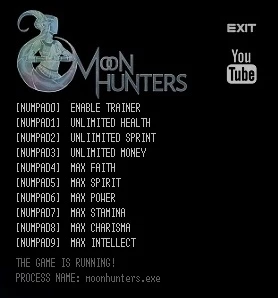 Moon Hunters: Трейнер/Trainer (+9) [1.0.1999] {LIRW / GHL}