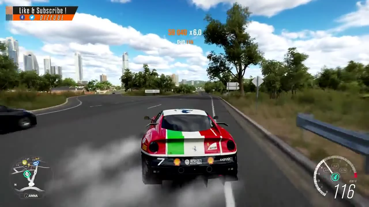 Forza Horizon 3 Ferrari 599XX Геймплей HD
