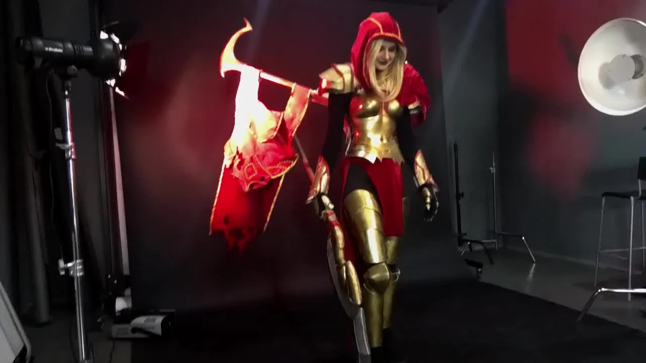 DOTA 2 - Legion Commander Cosplay BTS (Косплей)
