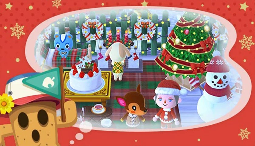 В Animal Crossing: Pocket Camp наступило Рождество