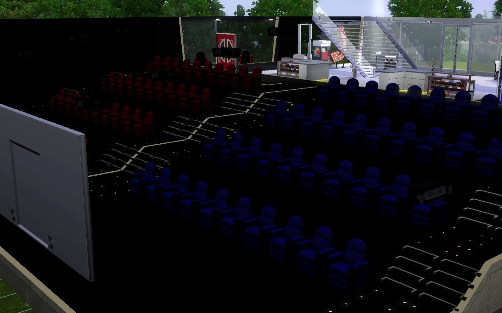 Sims 3 "Кинотеатр "Новый взгляд"