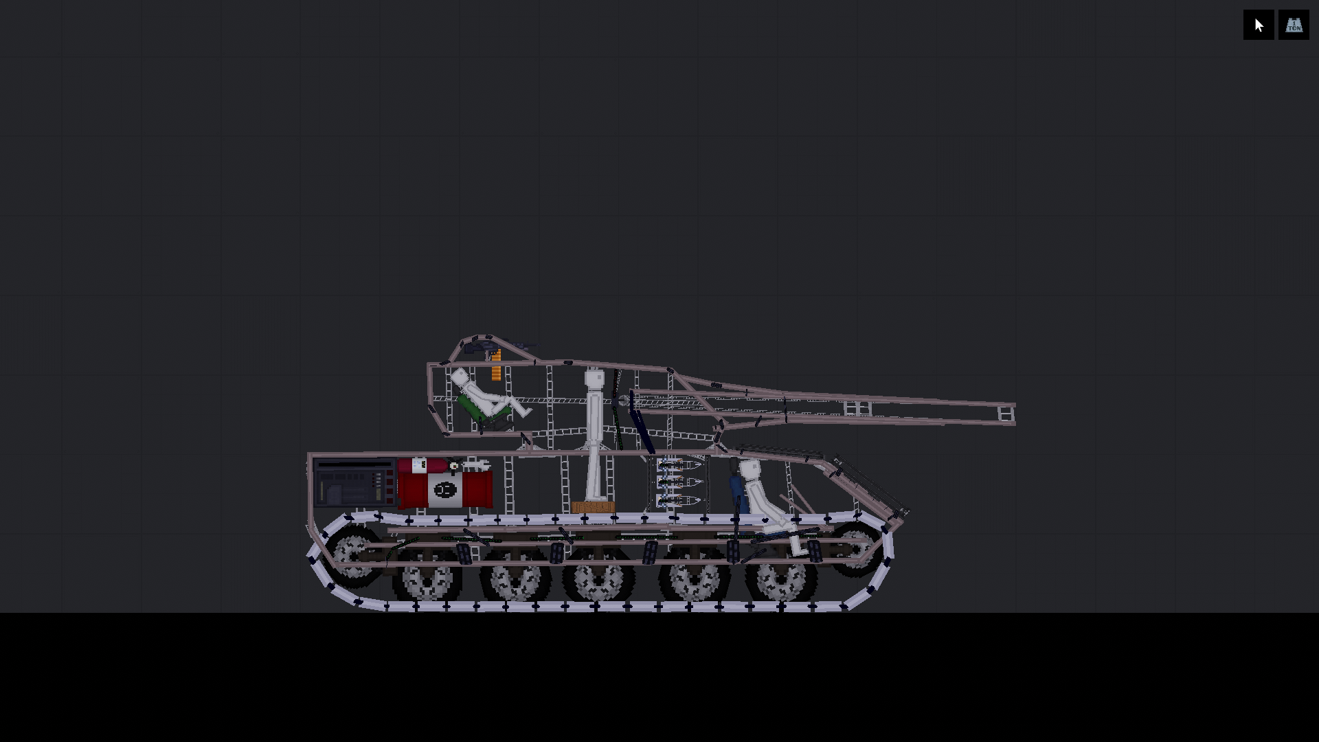 People Playground "Британский Тяжёлый Танк Super Conqueror для 1.21.3+"