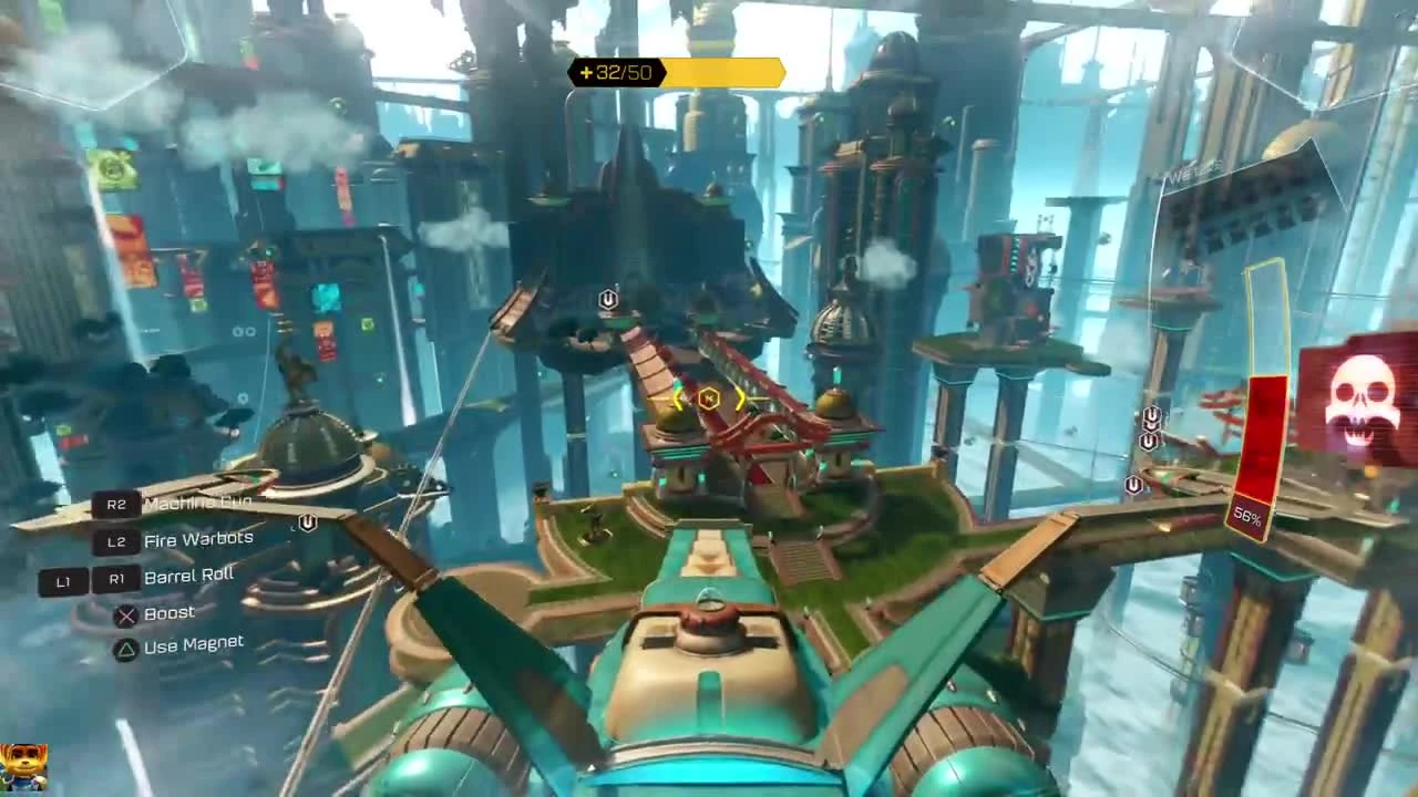 Новое геймплейное видео с PS4 Pro версии Ratchet and Clank часть 2