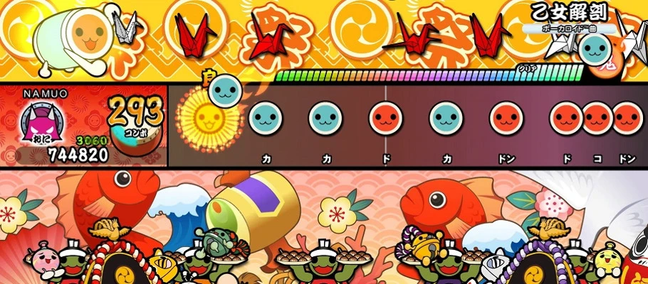 Ритм-игра Taiko no Tatsujin: Drum 'n' Fun получит бесплатное обновление с сетевыми соревнованиями