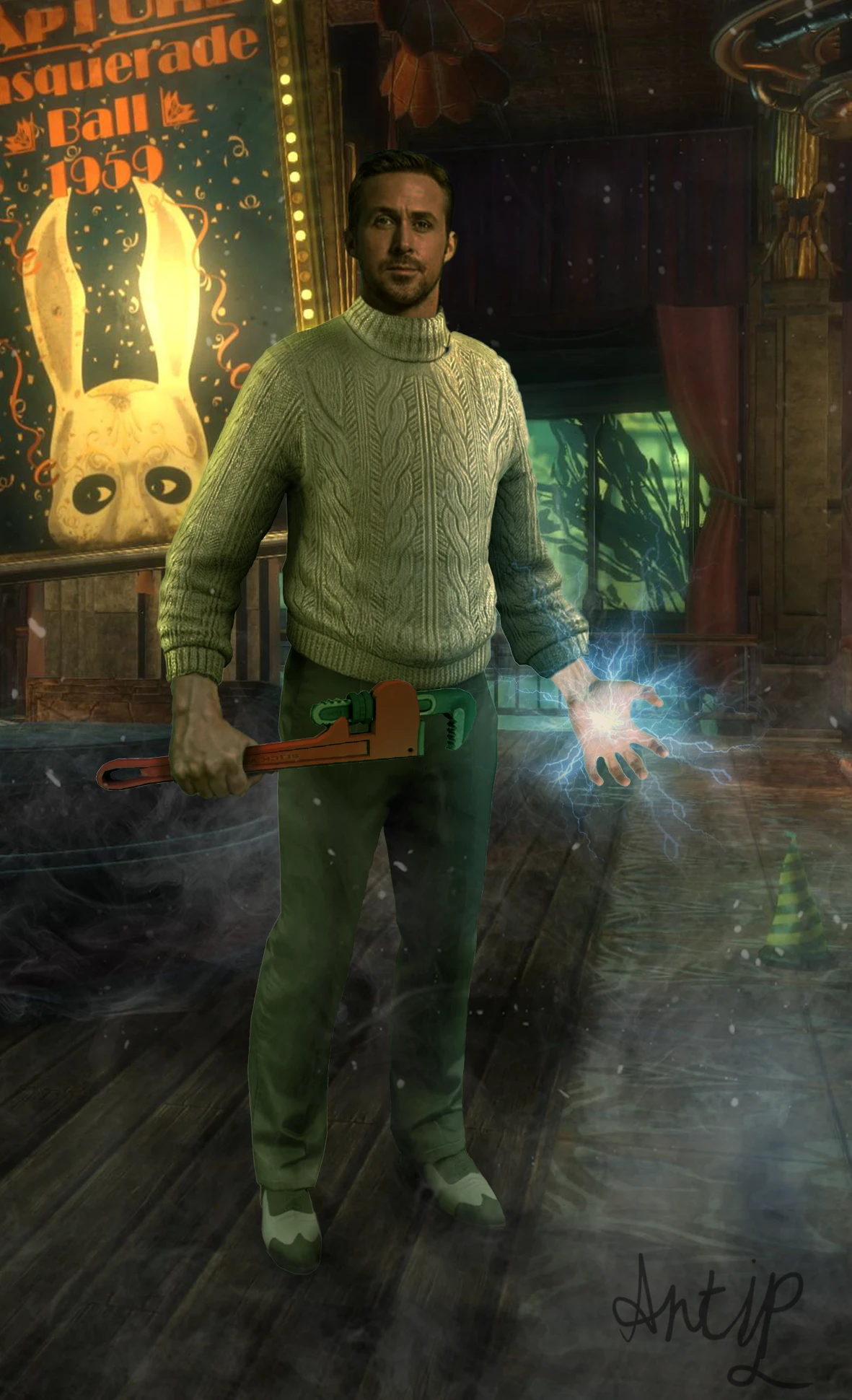 Да не умер он в конце биошока