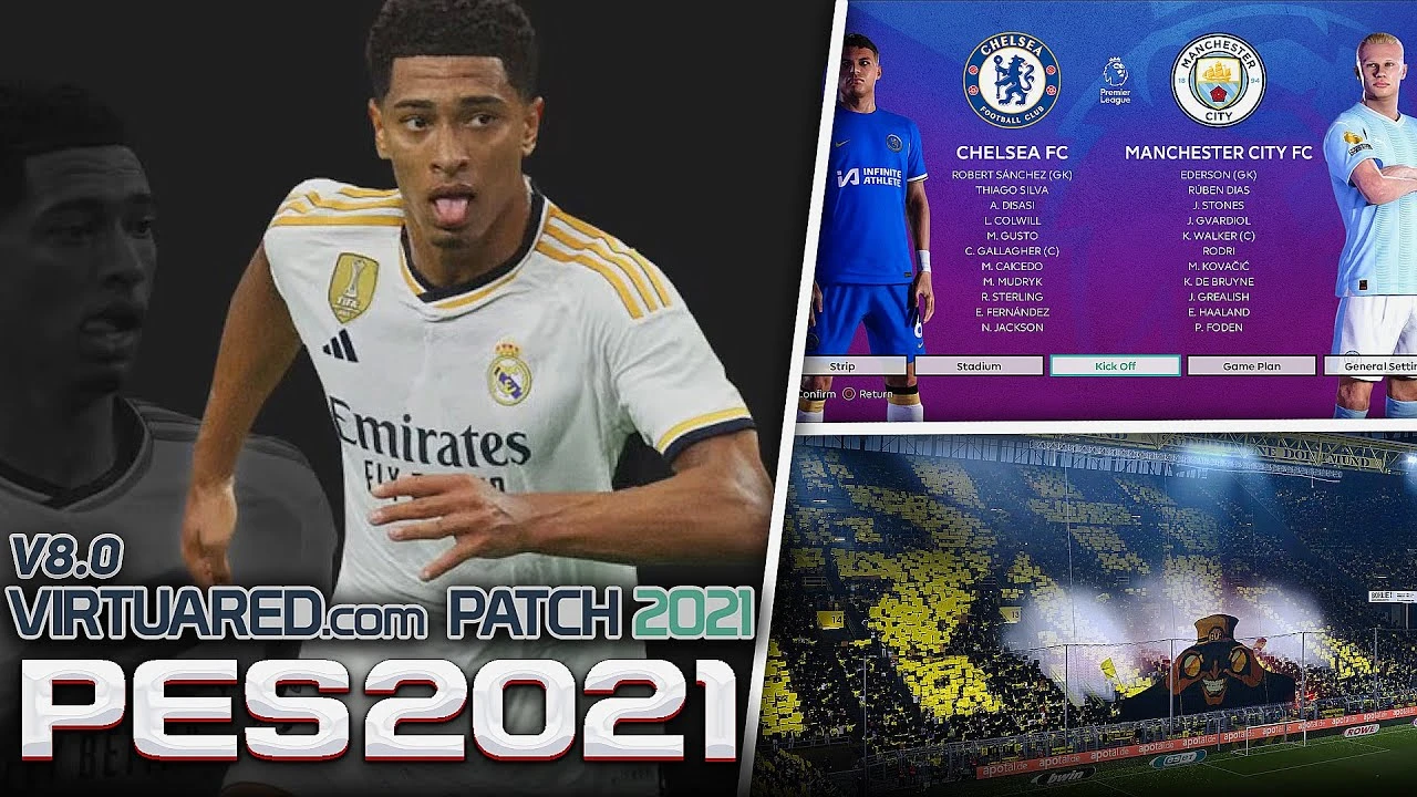 PES 2021 "VirtuaRED.com Patch 2021 Стадионы Lite" [8.0]