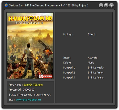 Serious Sam HD: The Second Encounter: Трейнер/Trainer (+3) [1.126138] {Enjoy}