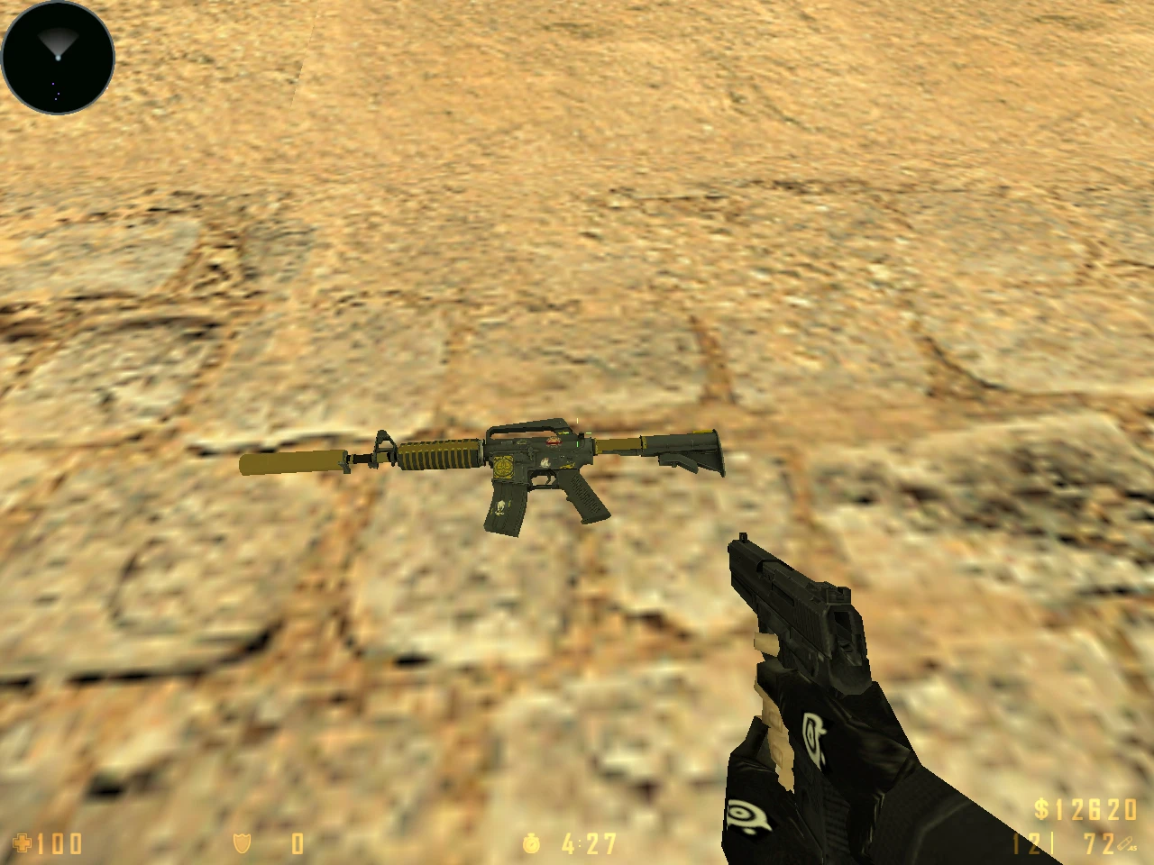 Counter-Strike "M4A1 Knight + stickers"