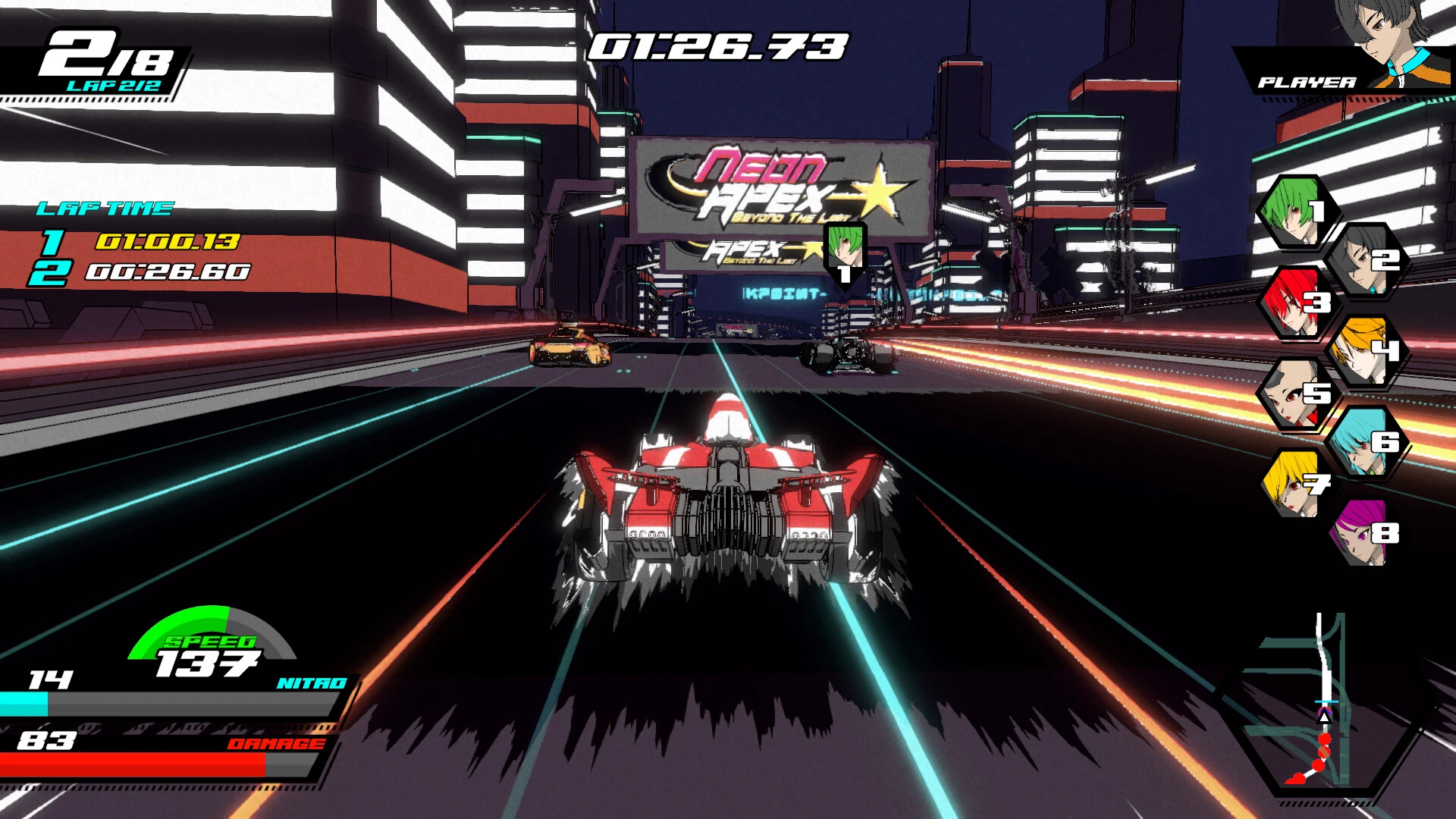 Neon Apex: Beyond the Limit "Таблица +7 для Cheat Engine" [UPD: 25.05.2025] {LIOBOSS}