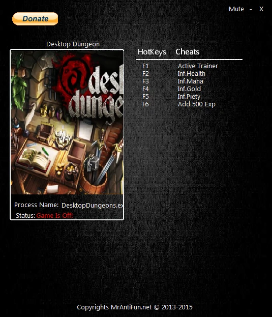 Desktop Dungeons: Трейнер/Trainer (+5) [06012015] {MrAntiFun}