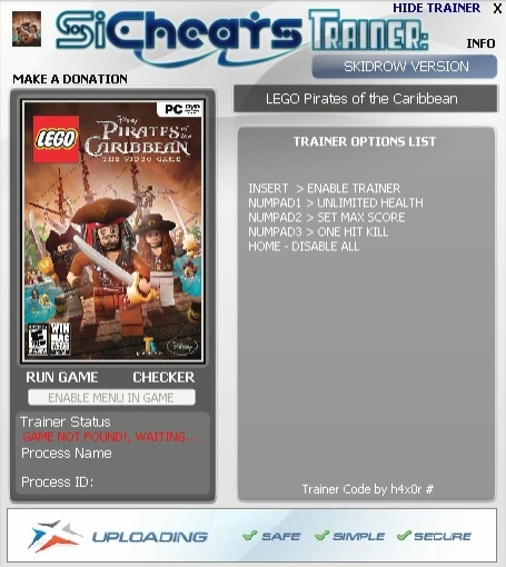 LEGO Pirates of the Carribean: Трейнер (+3) [1.0] {h4x0r}