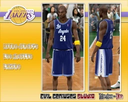 NBA 2K9 "Новые ретро формы Los Angeles Lakers"