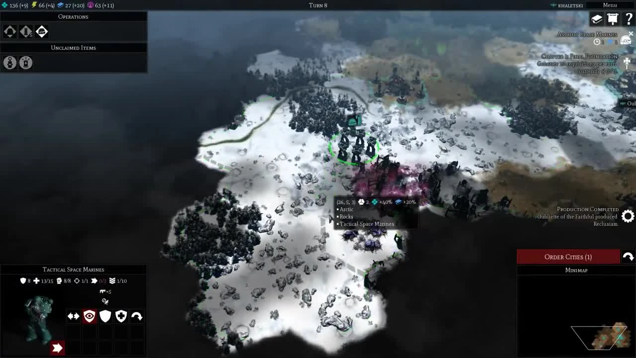 Warhammer 40,000: Gladius - Relics of War. Первый запуск