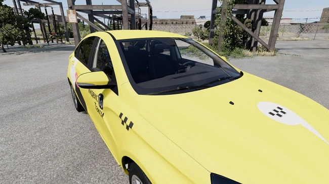 BeamNG.drive "Фикс стёкл для Весты"