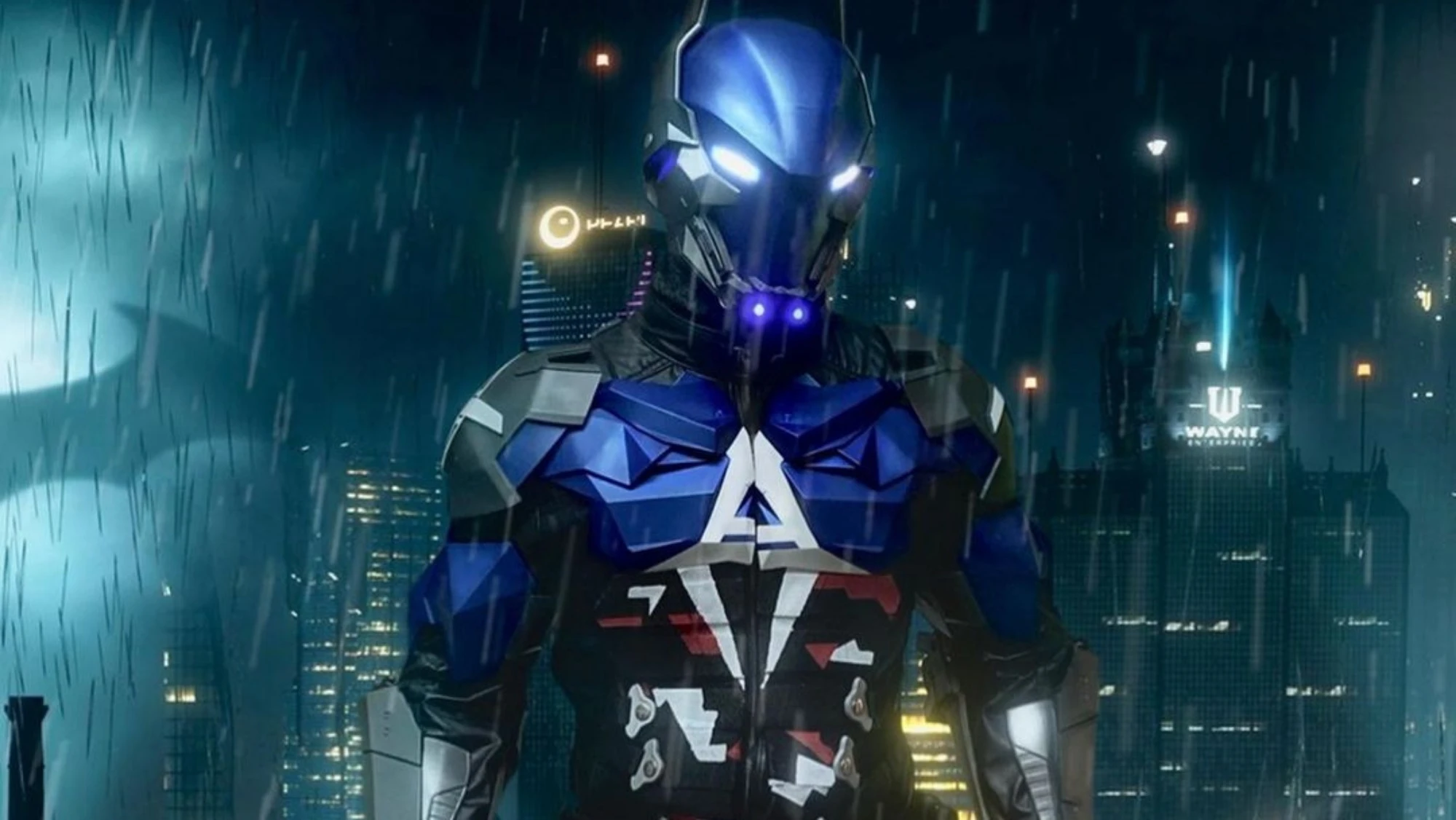 Косплей Рыцаря Аркхэма из Batman: Arkham Knight