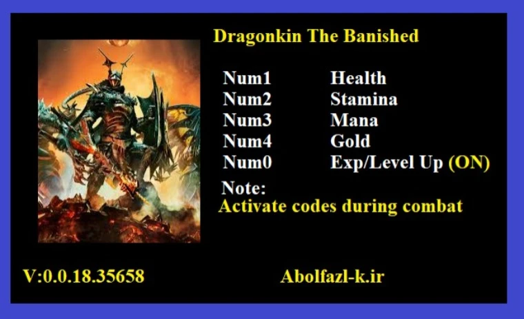 Dragonkin: The Banished "Трейнер +5" [0.0.18] {Abolfazl.k}
