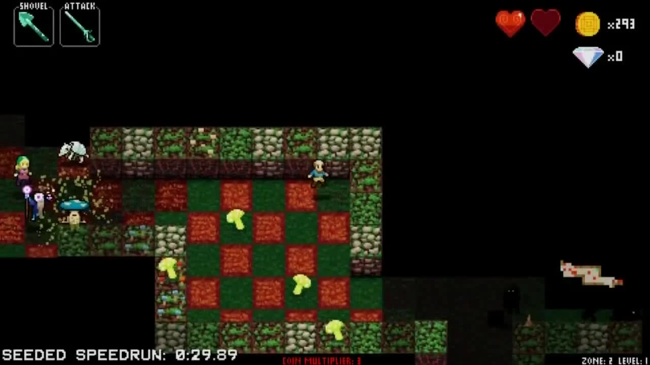 Crypt of the NecroDancer "Hardcore Seeded Speedrun" [Скоростное прохождение]