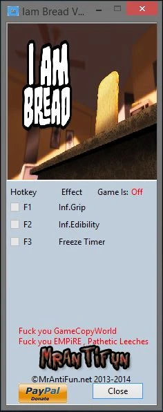Iam Bread: Трейнер/Trainer (+3) [29.1.2015] {MrAntiFun}