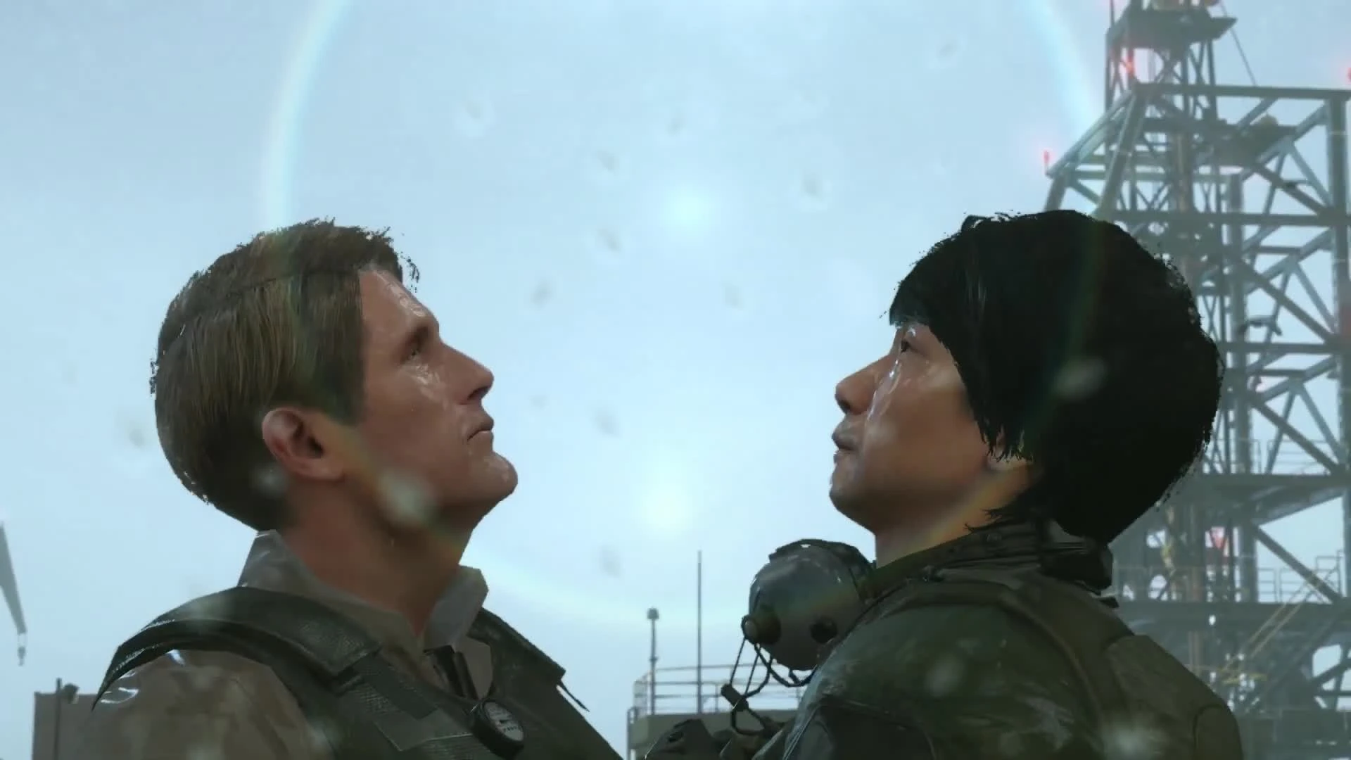 Мадс Миккельсен и Хидэо Кодзима в Metal Gear Solid 5