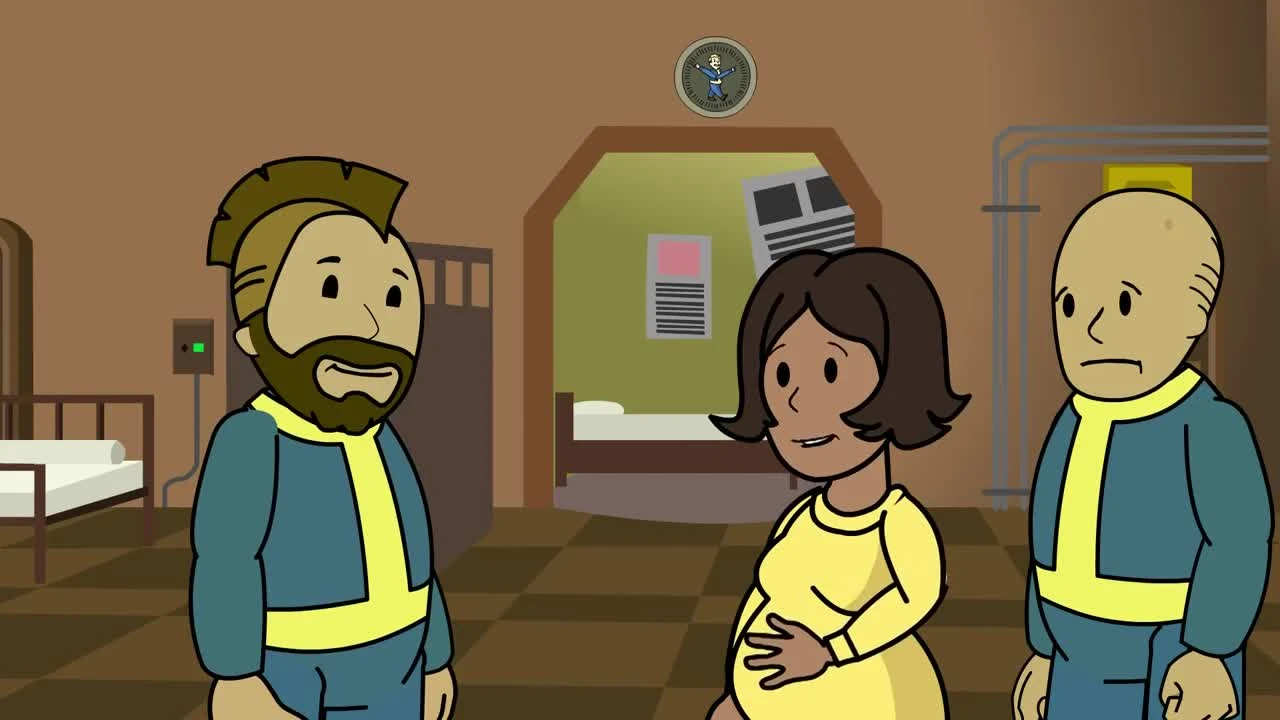 Типичные жители убежища 2 (FALLOUT АНИМАЦИЯ)