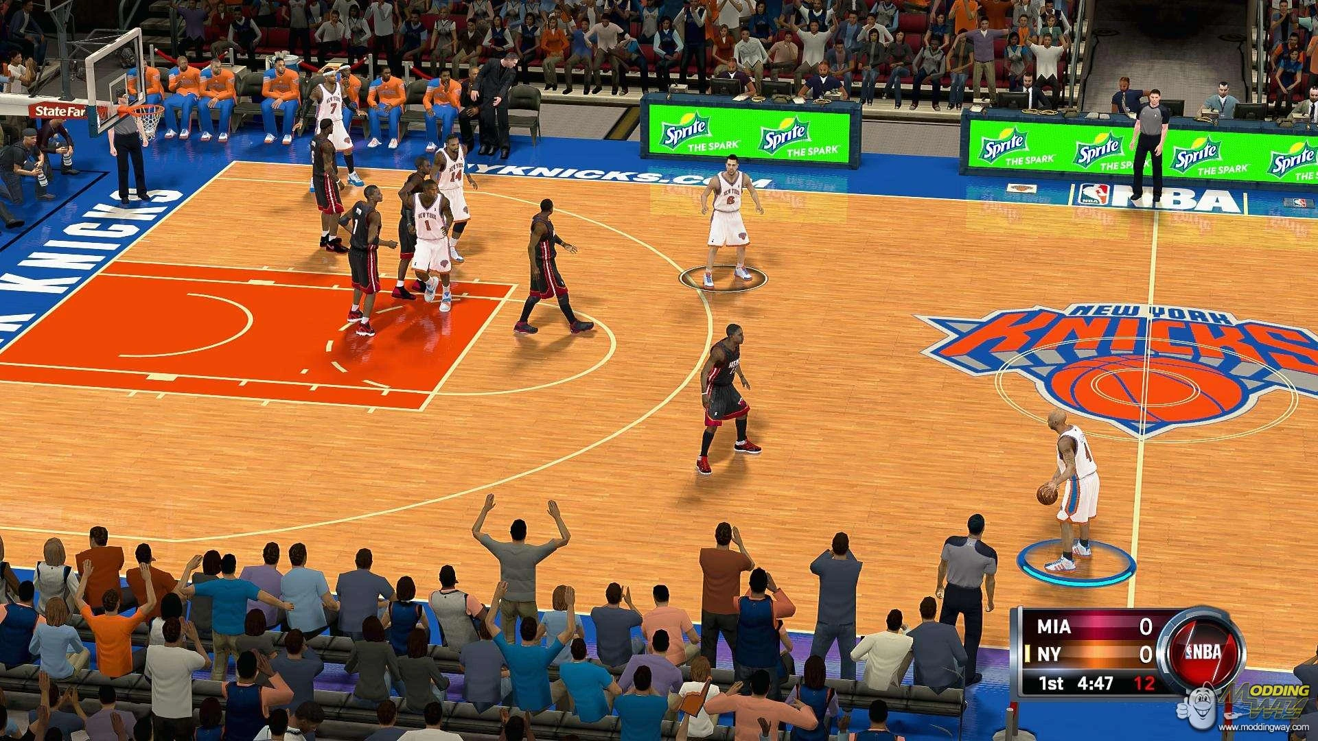 NBA 2K12 "Knicks Court V1 by Cobra2k"