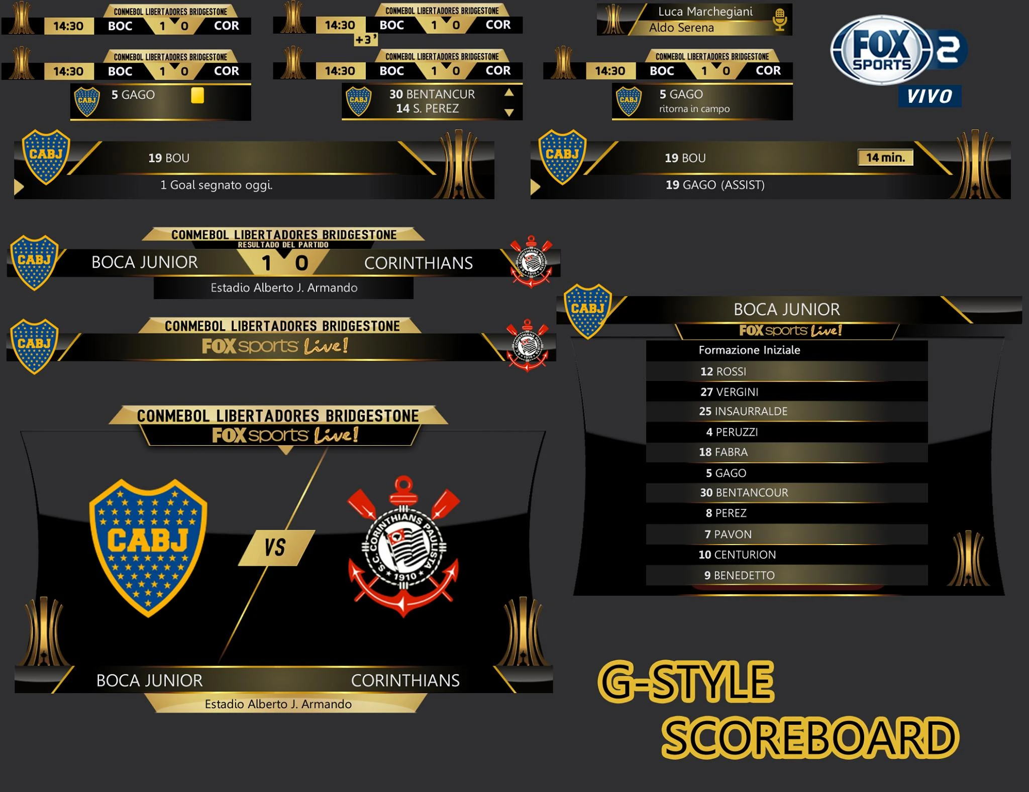 PES 2017 "Scoreboard Copa Libertadores by G-Style"