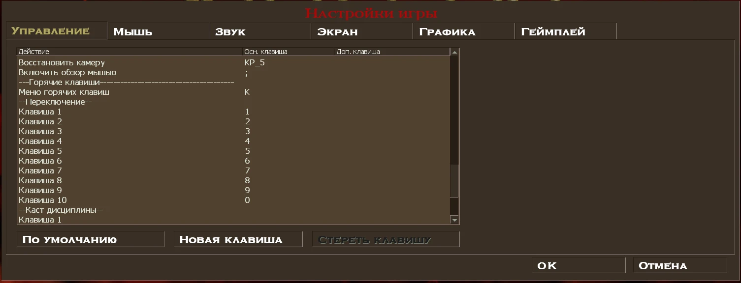 Vampire: The Masquerade - Bloodlines "Перенастройка горячих клавиш + автокаст дисциплин"