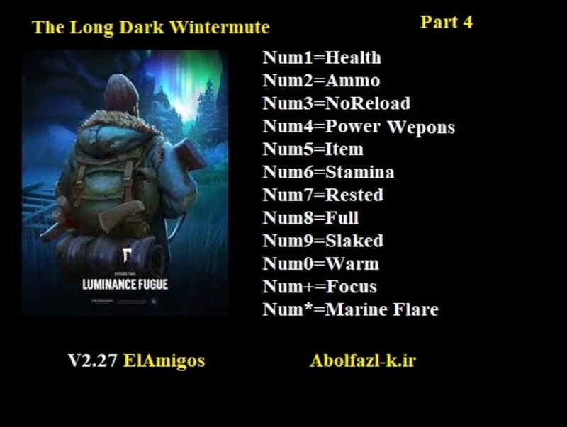 The Long Dark "Трейнер +8" [2.39] {Abolfazl.k}