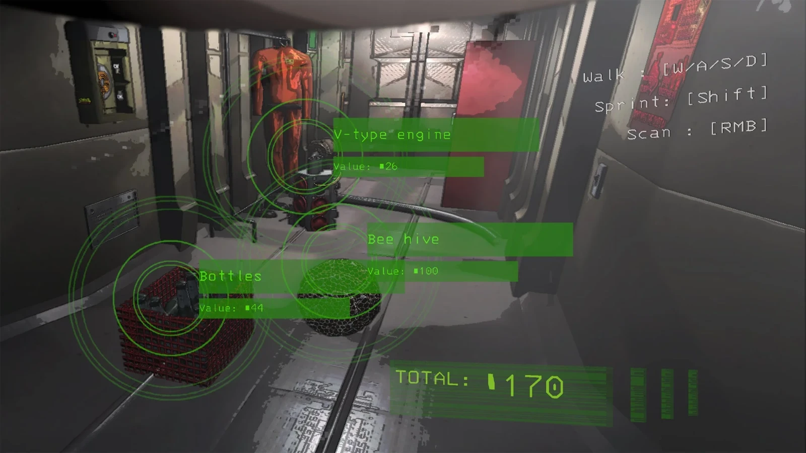 Lethal Company "Отображение общей стоимости предметов на корабле"